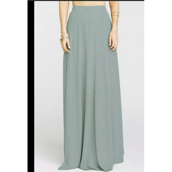 Show Me Your MuMu Dresses & Skirts - Show Me Your Mumu Womens Princess Ariel Ball Gown Skirt Blue Maxi Zipper M New